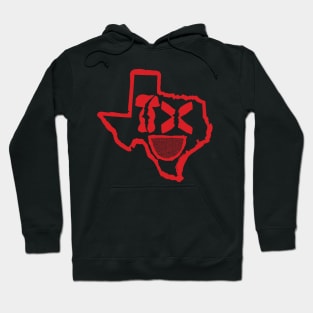 Grunge Heads Texas Smiling Face Hoodie